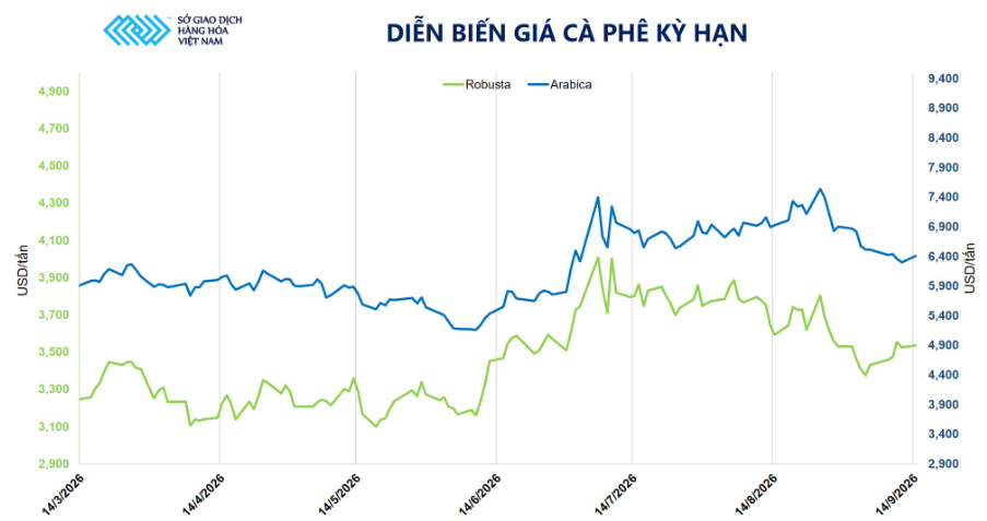 Cà phê có phiên phục hồi kỹ thuật